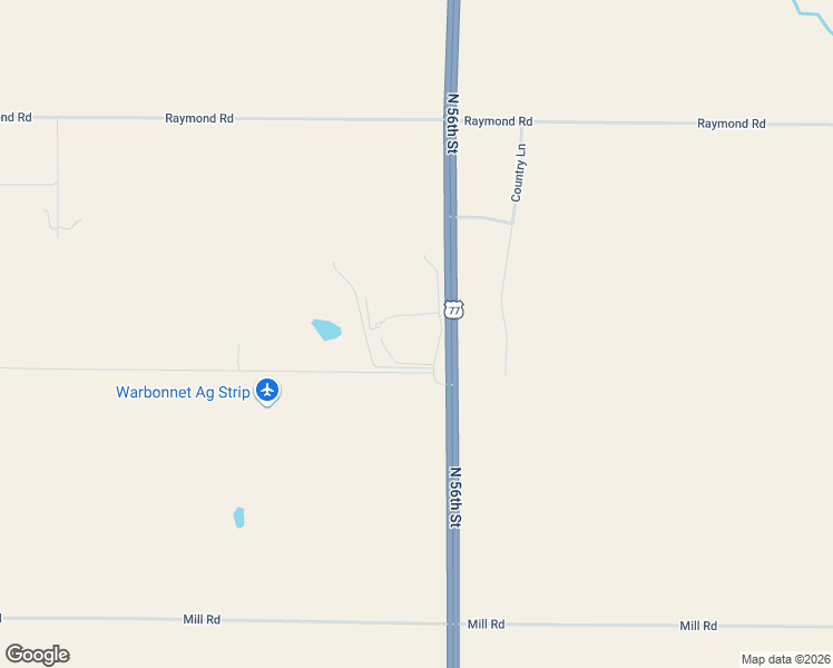 map of restaurants, bars, coffee shops, grocery stores, and more near 14305 North 56th Street in Lincoln