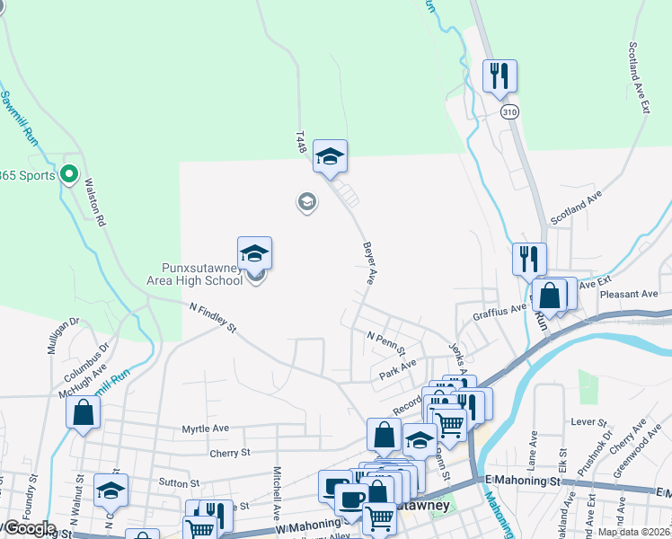 map of restaurants, bars, coffee shops, grocery stores, and more near in 