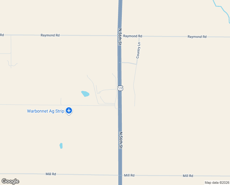 map of restaurants, bars, coffee shops, grocery stores, and more near 14305 North 56th Street in Lincoln