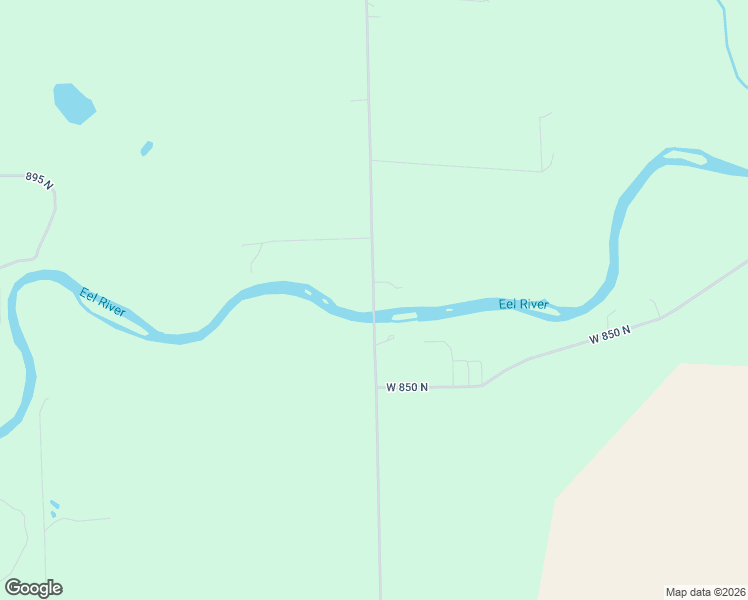 map of restaurants, bars, coffee shops, grocery stores, and more near 8733 North 400 West in Roann