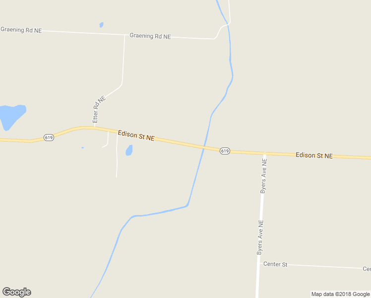 map of restaurants, bars, coffee shops, grocery stores, and more near 6234 Edison Street Northeast in Hartville