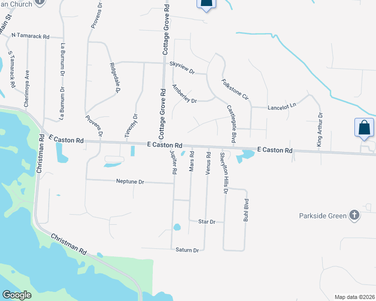 map of restaurants, bars, coffee shops, grocery stores, and more near 4586 Mars Road in Uniontown