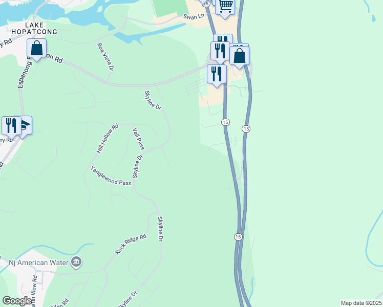 map of restaurants, bars, coffee shops, grocery stores, and more near 5 Gerhardt Road in Jefferson