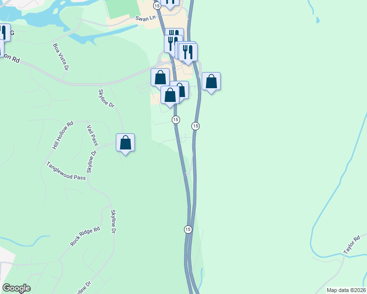 map of restaurants, bars, coffee shops, grocery stores, and more near 625 New Jersey 15 in Jefferson