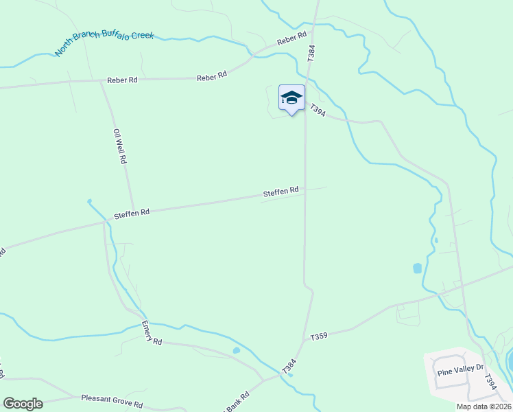 map of restaurants, bars, coffee shops, grocery stores, and more near 489 Centennial Road in Mifflinburg