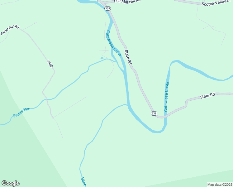 map of restaurants, bars, coffee shops, grocery stores, and more near 97 Iron Bridge Road in Bloomsburg
