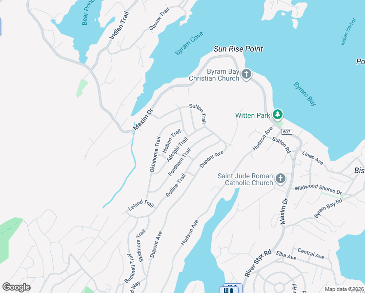 map of restaurants, bars, coffee shops, grocery stores, and more near 13 Hobart Trail in Hopatcong