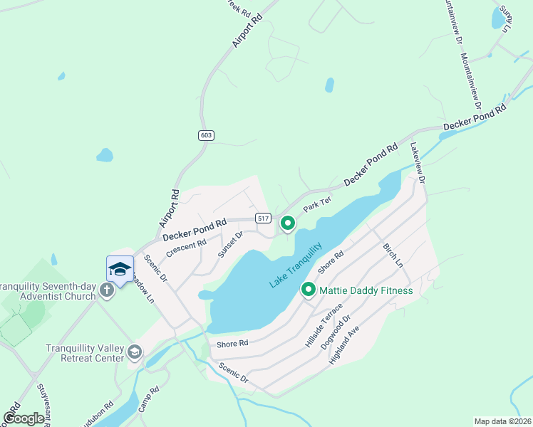 map of restaurants, bars, coffee shops, grocery stores, and more near 1 Terhune Road in Green Township