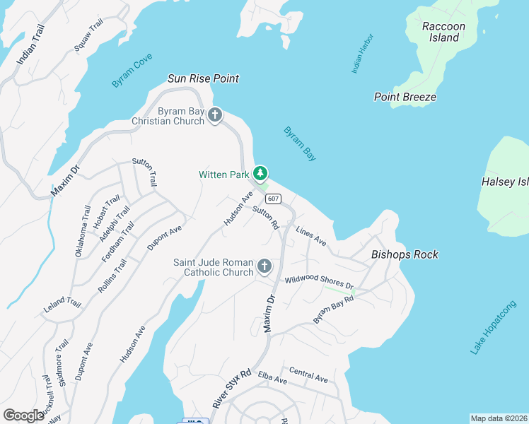 map of restaurants, bars, coffee shops, grocery stores, and more near 15 Hillside Avenue in Hopatcong