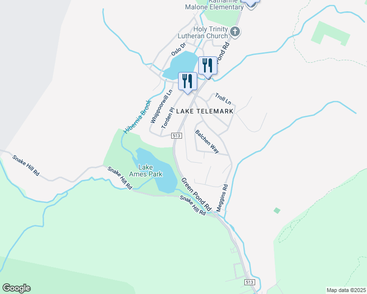 map of restaurants, bars, coffee shops, grocery stores, and more near 430 Green Pond Road in Rockaway