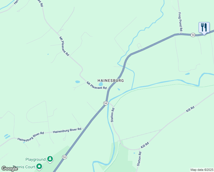 map of restaurants, bars, coffee shops, grocery stores, and more near in Knowlton Township