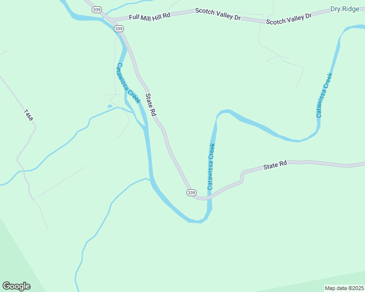 map of restaurants, bars, coffee shops, grocery stores, and more near 93 State Road in Bloomsburg