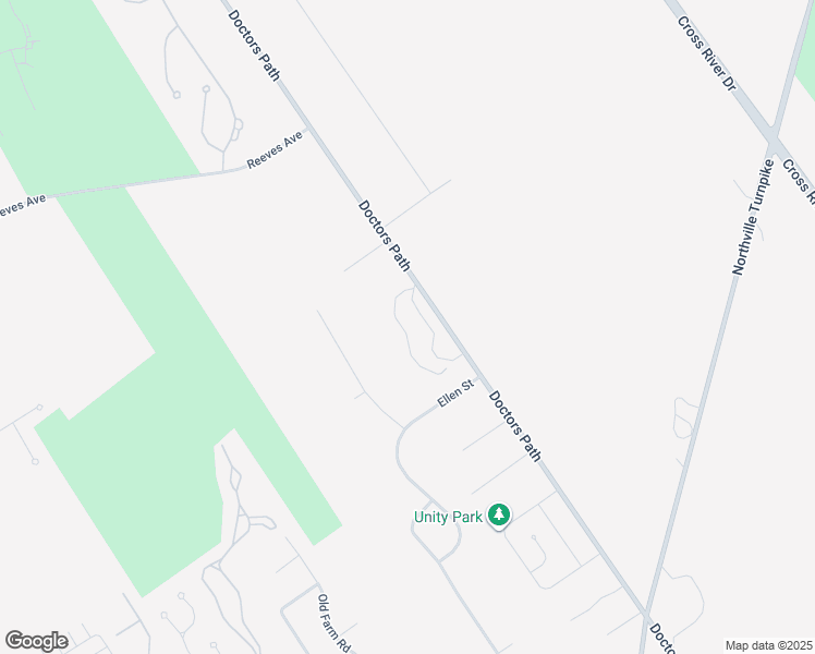 map of restaurants, bars, coffee shops, grocery stores, and more near 641 Doctors Path in Riverhead