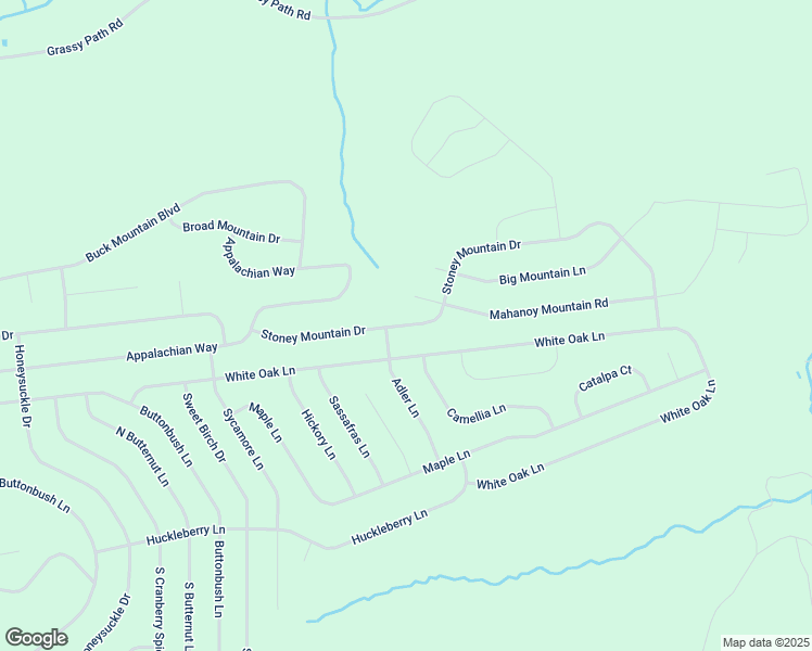 map of restaurants, bars, coffee shops, grocery stores, and more near 73 Stoney Mountain Drive in Sugarloaf