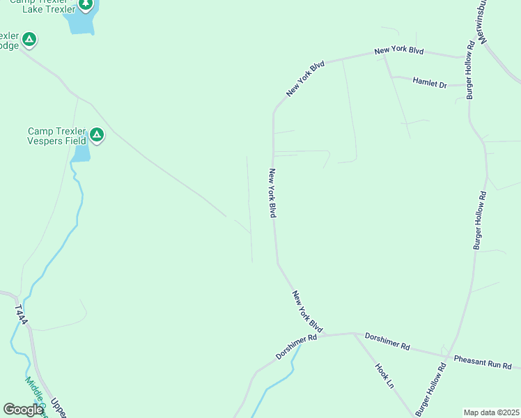 map of restaurants, bars, coffee shops, grocery stores, and more near 209 New York Boulevard in Effort