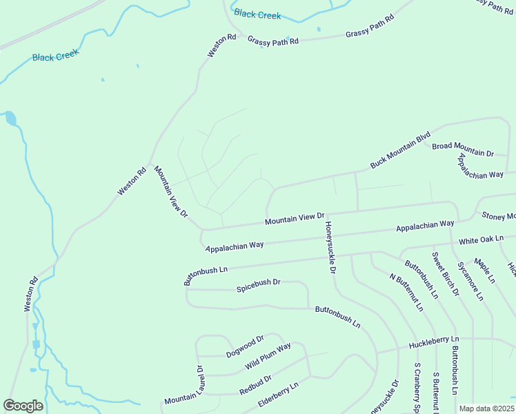 map of restaurants, bars, coffee shops, grocery stores, and more near Buck Mountain Boulevard in Luzerne County