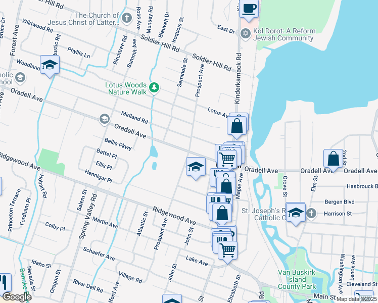 Oradell Avenue, Oradell NJ Walk Score