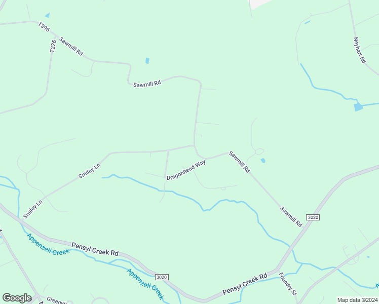 map of restaurants, bars, coffee shops, grocery stores, and more near 102 Smiley Lane in Stroudsburg