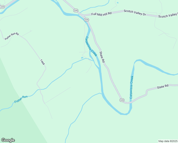 map of restaurants, bars, coffee shops, grocery stores, and more near 97 Iron Bridge Road in Bloomsburg