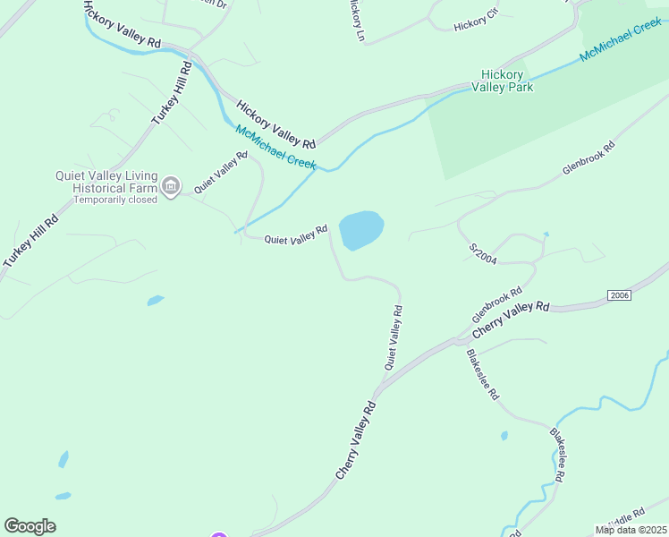 map of restaurants, bars, coffee shops, grocery stores, and more near 421 Quiet Valley Road in Stroudsburg