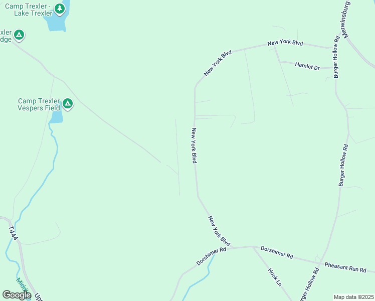 map of restaurants, bars, coffee shops, grocery stores, and more near 209 New York Boulevard in Effort