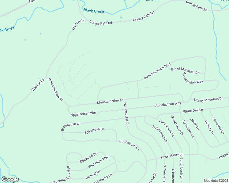 map of restaurants, bars, coffee shops, grocery stores, and more near Buck Mountain Boulevard in Sugarloaf