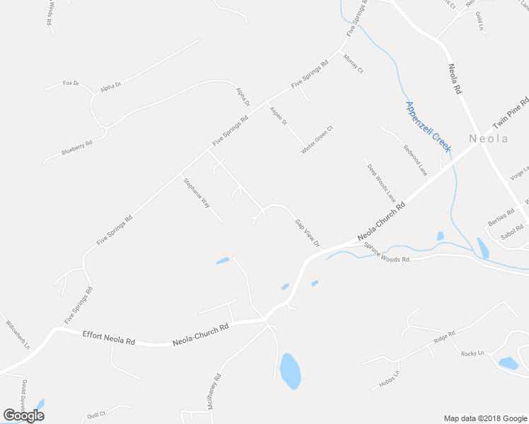 map of restaurants, bars, coffee shops, grocery stores, and more near Starlite Court in Stroudsburg