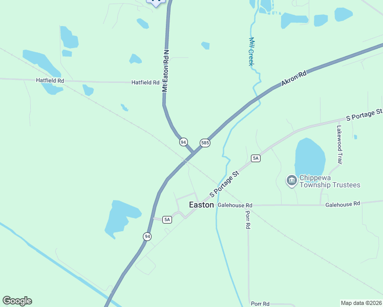 map of restaurants, bars, coffee shops, grocery stores, and more near 94 Mount Eaton Road North in Doylestown