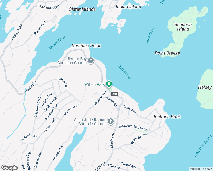 map of restaurants, bars, coffee shops, grocery stores, and more near 143 Maxim Drive in Hopatcong