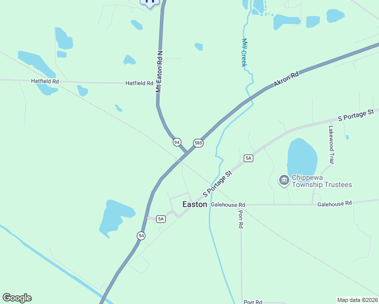 map of restaurants, bars, coffee shops, grocery stores, and more near 94 Mount Eaton Road North in Doylestown