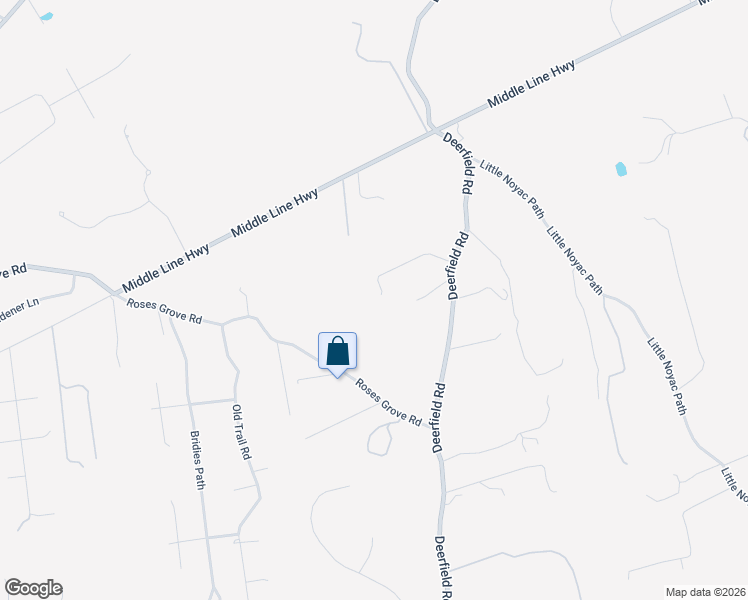 map of restaurants, bars, coffee shops, grocery stores, and more near 1866 Deerfield Road in Water Mill