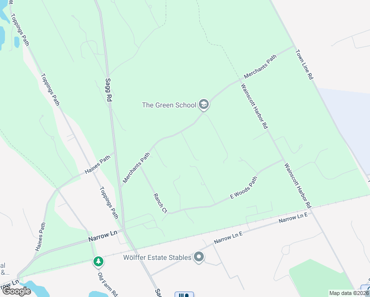 map of restaurants, bars, coffee shops, grocery stores, and more near 187 Merchants Path in Sag Harbor