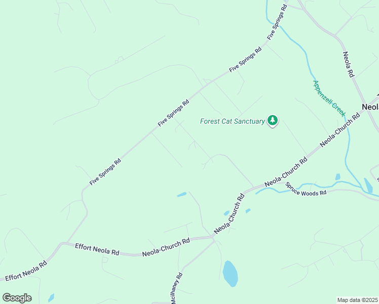 map of restaurants, bars, coffee shops, grocery stores, and more near 1707 Harbor Court in Stroudsburg