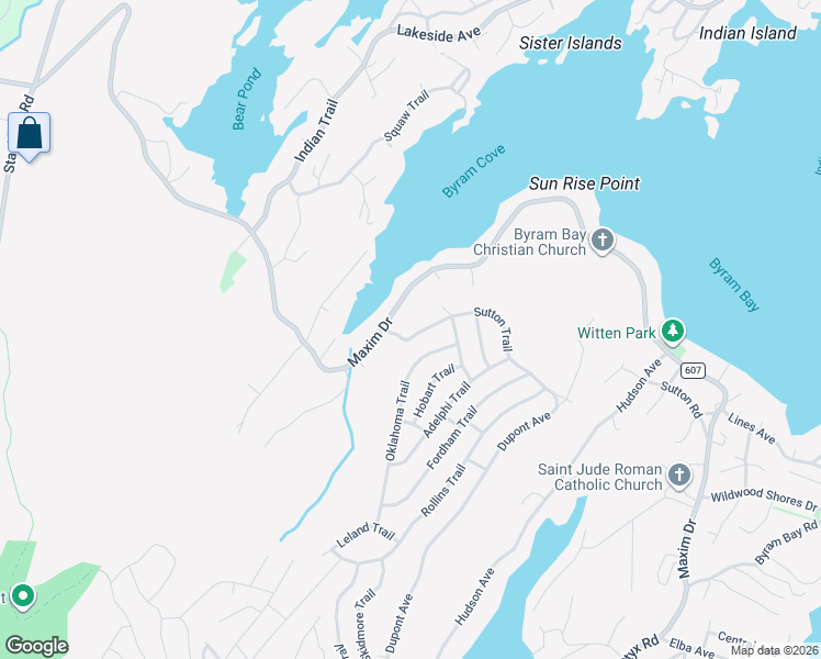 map of restaurants, bars, coffee shops, grocery stores, and more near 87 Sutton Trail in Hopatcong