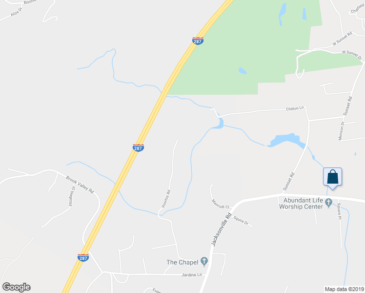 map of restaurants, bars, coffee shops, grocery stores, and more near 77 Voorhis Road in Lincoln Park