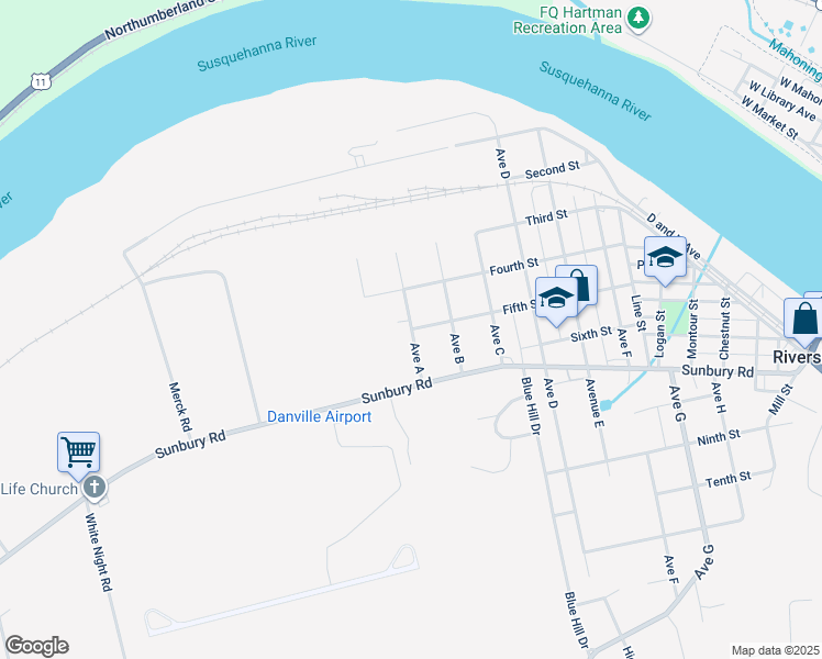 map of restaurants, bars, coffee shops, grocery stores, and more near in Riverside