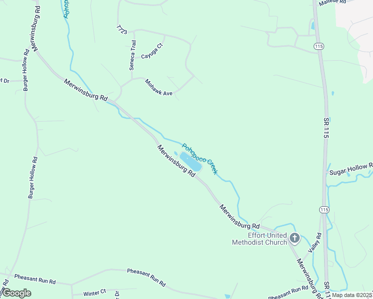 map of restaurants, bars, coffee shops, grocery stores, and more near Harvest Moon Lane in Effort