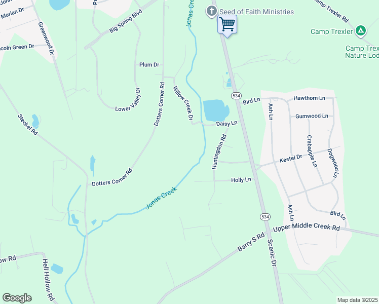 map of restaurants, bars, coffee shops, grocery stores, and more near in Kunkletown