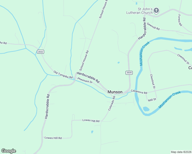 map of restaurants, bars, coffee shops, grocery stores, and more near 99-205 Pheasant Drive in Munson