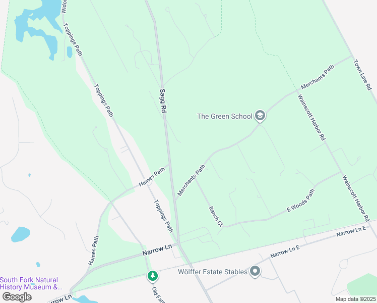 map of restaurants, bars, coffee shops, grocery stores, and more near 605 Sagg Road in Sagaponack