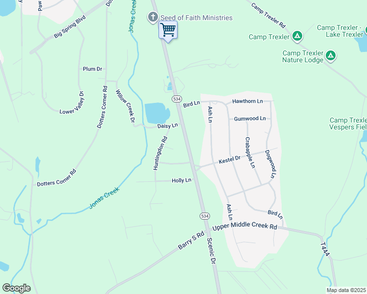map of restaurants, bars, coffee shops, grocery stores, and more near 971 Scenic Drive in Kunkletown