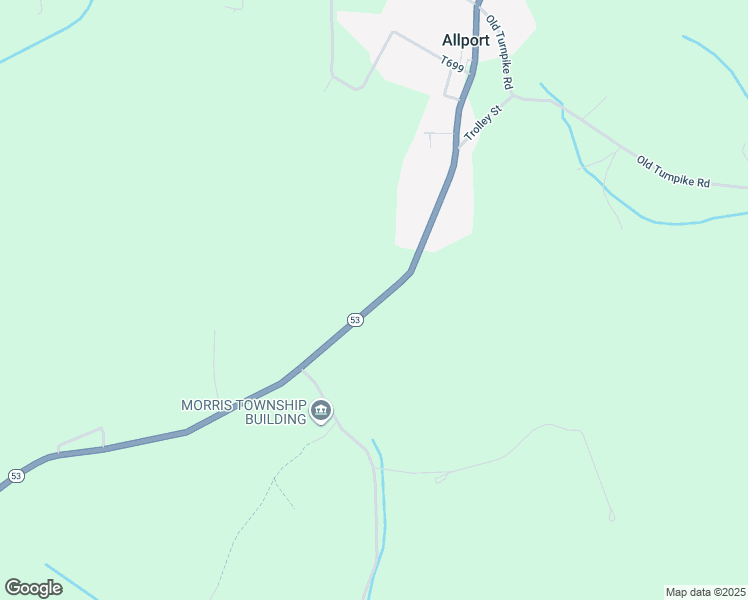 map of restaurants, bars, coffee shops, grocery stores, and more near 5095 Morrisdale Allport Highway in Morrisdale