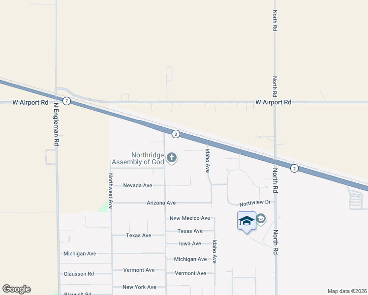 map of restaurants, bars, coffee shops, grocery stores, and more near 3015 Colorado Avenue in Grand Island