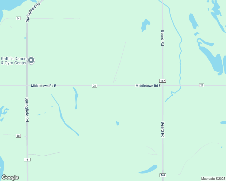 map of restaurants, bars, coffee shops, grocery stores, and more near 4223 Middletown Road East in Youngstown