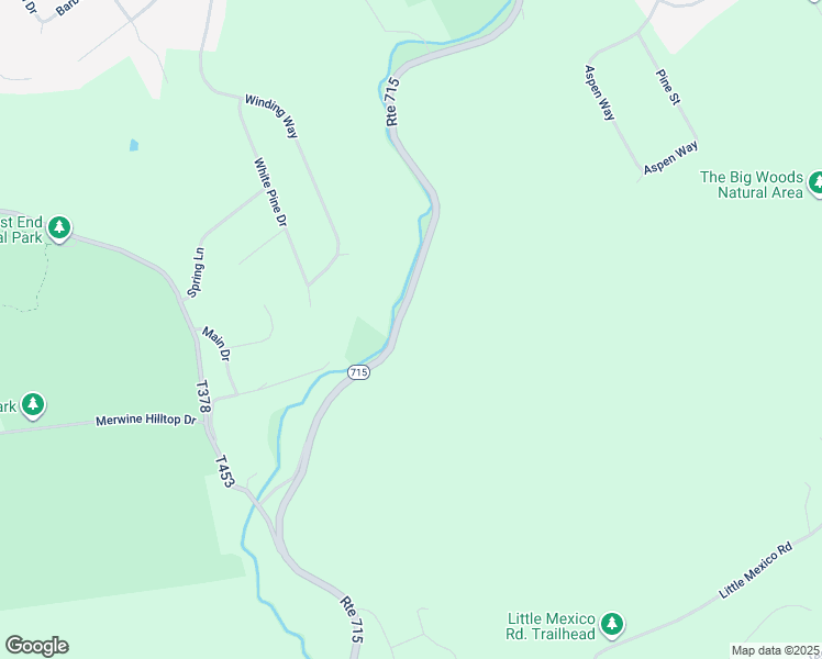 map of restaurants, bars, coffee shops, grocery stores, and more near 656 Pennsylvania 715 in Saylorsburg