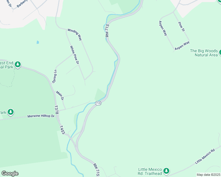 map of restaurants, bars, coffee shops, grocery stores, and more near 656 Pennsylvania 715 in Saylorsburg