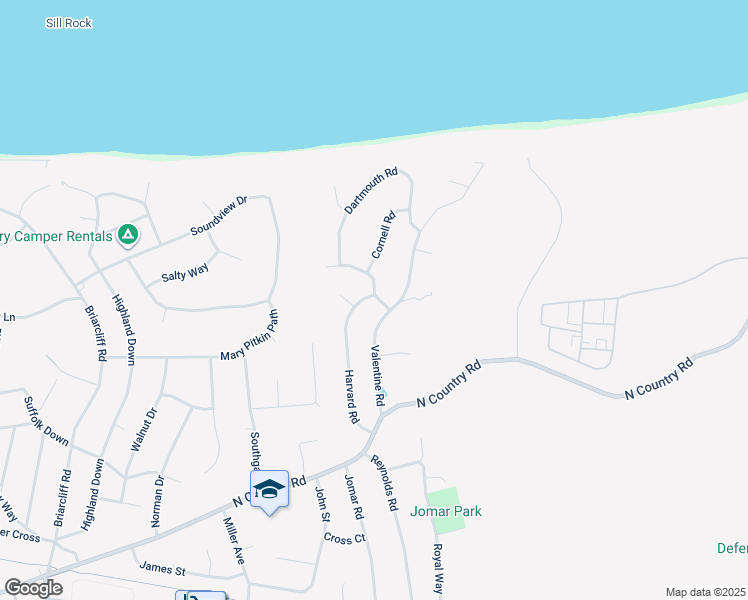 map of restaurants, bars, coffee shops, grocery stores, and more near in Shoreham