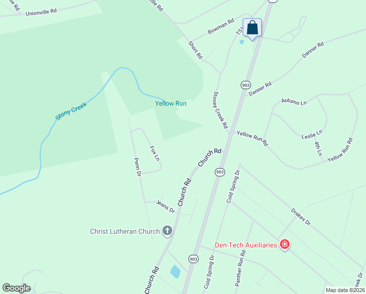 map of restaurants, bars, coffee shops, grocery stores, and more near 271 Church Road in Jim Thorpe