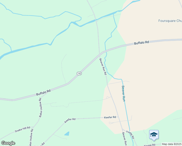 map of restaurants, bars, coffee shops, grocery stores, and more near 5221 Buffalo Road in Mifflinburg