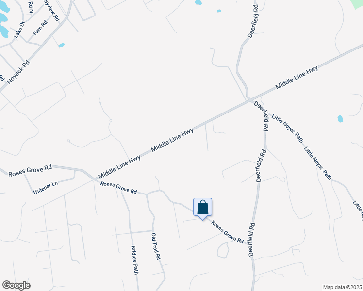 map of restaurants, bars, coffee shops, grocery stores, and more near 162 Middle Line Highway in Southampton